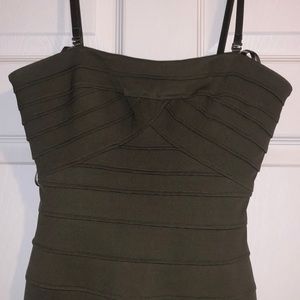 Bcbg dress olive green
